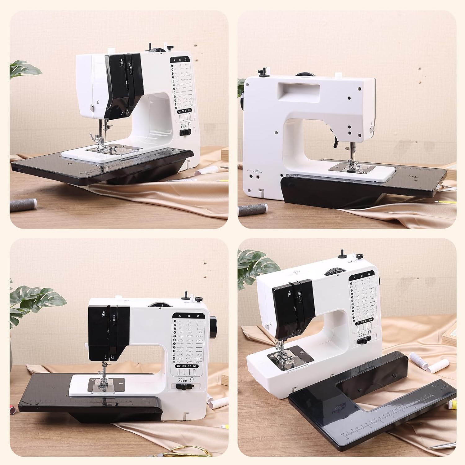 Sewing Machine, Mini Sewing Machine for Beginners and Kids, Portable Electric Sewing Machine, High-Low Speeds, 12 Stitches Adjustable Speed Speed with Foot Pedal(Newest Upgrade Version) - Image 4