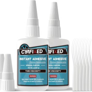 Strong Cyanoacrylate (CA) Super Glue, Penetration Fast Thin Viscosity Instant Adhesive, 4 oz. (113.6 Grams) - CA Glue for Plastic, Wood, Metal, Hobby Models and Stabilizing Cracks
